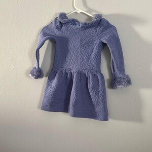 Janie and Jack Textured Lavender Dress
